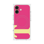プレミアムスクエアケース with MagSafe［ オリジナル - initial color - T pink ］