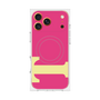 プレミアムスクエアケース with MagSafe［ オリジナル - initial color - T pink ］