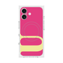プレミアムスクエアケース with MagSafe［ オリジナル - initial color - U pink ］