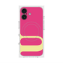 プレミアムスクエアケース with MagSafe［ オリジナル - initial color - U pink ］