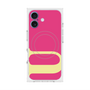 プレミアムスクエアケース with MagSafe［ オリジナル - initial color - U pink ］