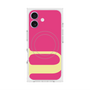 プレミアムスクエアケース with MagSafe［ オリジナル - initial color - U pink ］