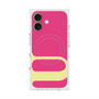 プレミアムスクエアケース with MagSafe［ オリジナル - initial color - U pink ］