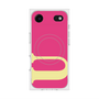 プレミアムスクエアケース with MagSafe［ オリジナル - initial color - U pink ］
