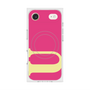 プレミアムスクエアケース with MagSafe［ オリジナル - initial color - U pink ］