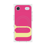 プレミアムスクエアケース with MagSafe［ オリジナル - initial color - U pink ］