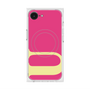 プレミアムスクエアケース with MagSafe［ オリジナル - initial color - U pink ］