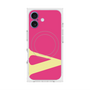 プレミアムスクエアケース with MagSafe［ オリジナル - initial color - V pink ］