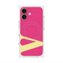 プレミアムスクエアケース with MagSafe［ オリジナル - initial color - V pink ］