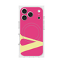 プレミアムスクエアケース with MagSafe［ オリジナル - initial color - V pink ］