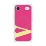 プレミアムスクエアケース with MagSafe［ オリジナル - initial color - V pink ］