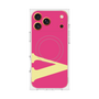 プレミアムスクエアケース with MagSafe［ オリジナル - initial color - V pink ］