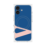 プレミアムスクエアケース with MagSafe［ オリジナル - initial color - V navy ］