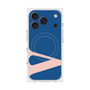 プレミアムスクエアケース with MagSafe［ オリジナル - initial color - V navy ］
