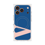プレミアムスクエアケース with MagSafe［ オリジナル - initial color - V navy ］