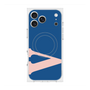 プレミアムスクエアケース with MagSafe［ オリジナル - initial color - V navy ］