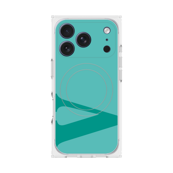プレミアムスクエアケース with MagSafe［ オリジナル - initial color - V light green ］