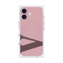 プレミアムスクエアケース with MagSafe［ オリジナル - initial color - V dusty pink ］