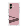 プレミアムスクエアケース with MagSafe［ オリジナル - initial color - V dusty pink ］
