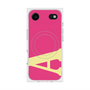 プレミアムスクエアケース with MagSafe［ オリジナル - initial color - A pink ］