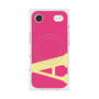 プレミアムスクエアケース with MagSafe［ オリジナル - initial color - A pink ］