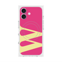 プレミアムスクエアケース with MagSafe［ オリジナル - initial color - W pink ］