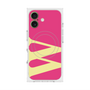 プレミアムスクエアケース with MagSafe［ オリジナル - initial color - W pink ］