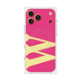 プレミアムスクエアケース with MagSafe［ オリジナル - initial color - W pink ］