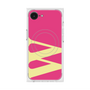 プレミアムスクエアケース with MagSafe［ オリジナル - initial color - W pink ］