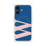 プレミアムスクエアケース with MagSafe［ オリジナル - initial color - W navy ］