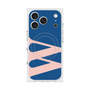 プレミアムスクエアケース with MagSafe［ オリジナル - initial color - W navy ］