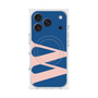 プレミアムスクエアケース with MagSafe［ オリジナル - initial color - W navy ］