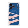 プレミアムスクエアケース with MagSafe［ オリジナル - initial color - W navy ］