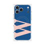 プレミアムスクエアケース with MagSafe［ オリジナル - initial color - W navy ］