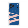 プレミアムスクエアケース with MagSafe［ オリジナル - initial color - W navy ］