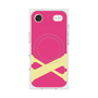プレミアムスクエアケース with MagSafe［ オリジナル - initial color - X pink ］