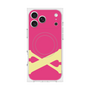 プレミアムスクエアケース with MagSafe［ オリジナル - initial color - X pink ］