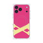 プレミアムスクエアケース with MagSafe［ オリジナル - initial color - X pink ］