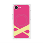 プレミアムスクエアケース with MagSafe［ オリジナル - initial color - X pink ］
