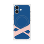 プレミアムスクエアケース with MagSafe［ オリジナル - initial color - X navy ］