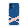 プレミアムスクエアケース with MagSafe［ オリジナル - initial color - X navy ］