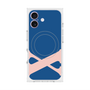 プレミアムスクエアケース with MagSafe［ オリジナル - initial color - X navy ］