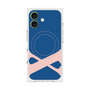 プレミアムスクエアケース with MagSafe［ オリジナル - initial color - X navy ］