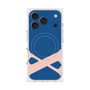 プレミアムスクエアケース with MagSafe［ オリジナル - initial color - X navy ］