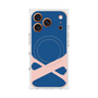 プレミアムスクエアケース with MagSafe［ オリジナル - initial color - X navy ］