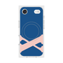 プレミアムスクエアケース with MagSafe［ オリジナル - initial color - X navy ］