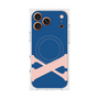 プレミアムスクエアケース with MagSafe［ オリジナル - initial color - X navy ］