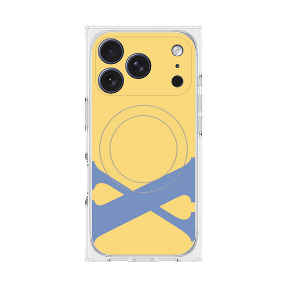 プレミアムスクエアケース with MagSafe［ オリジナル - initial color - X yellow ］