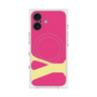 プレミアムスクエアケース with MagSafe［ オリジナル - initial color - Y pink ］