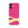 プレミアムスクエアケース with MagSafe［ オリジナル - initial color - Y pink ］